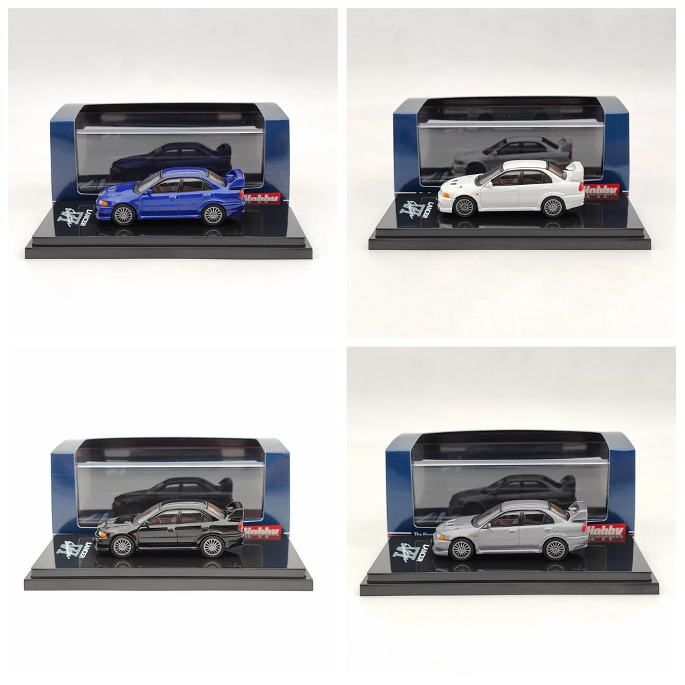 Hobby Japan 1:64 Mitsubishi Lancer GSR Evolution VI CP9A Modèles moulés sous pression Jouets Voiture Collection limitée Cadeau automatique