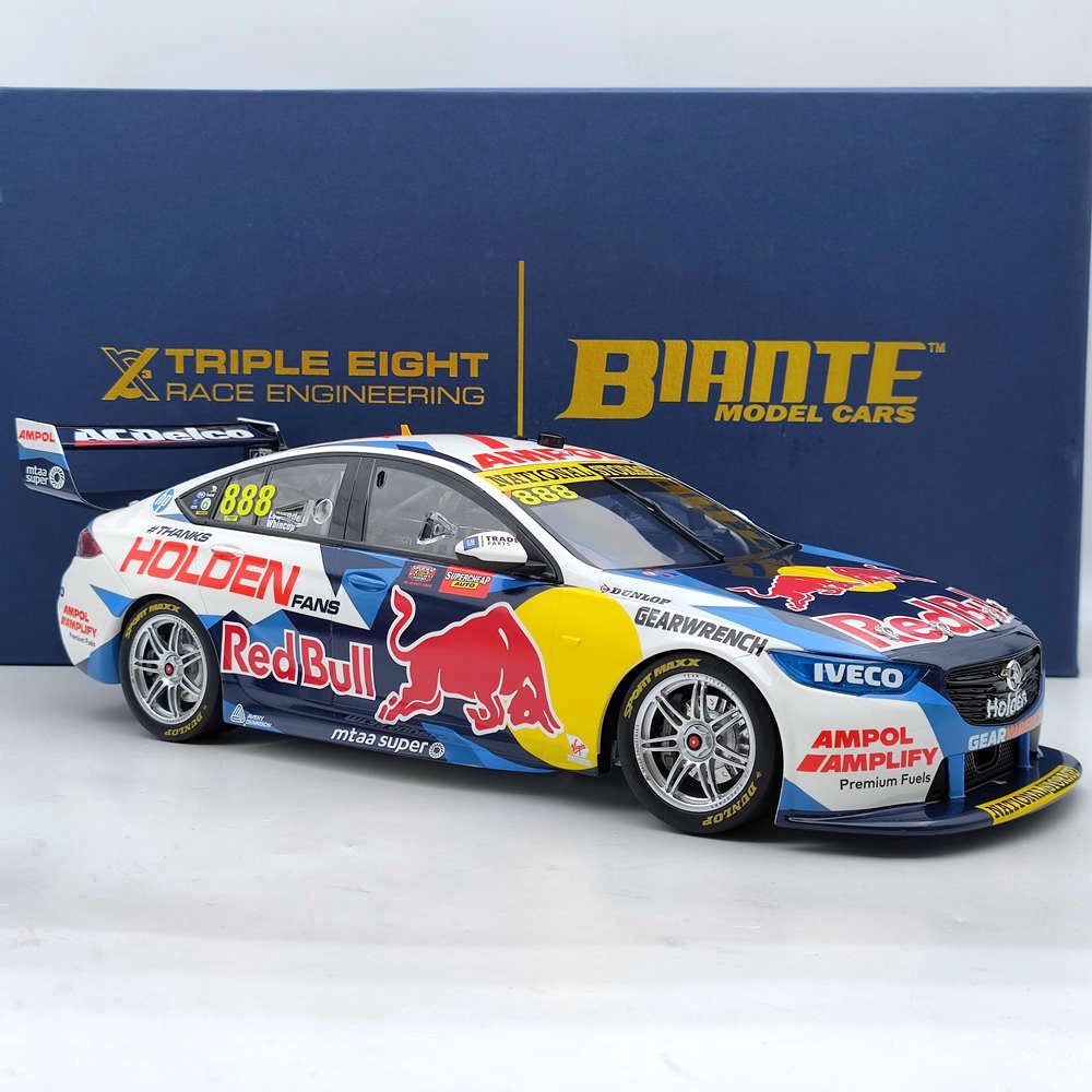 #B12H20C 1/12 RED BULL HOLDEN ZB COMMODORE V8 2020 BATHURST 1000 # 888 JOUETS EN RÉSINE VOITURE CADEAU