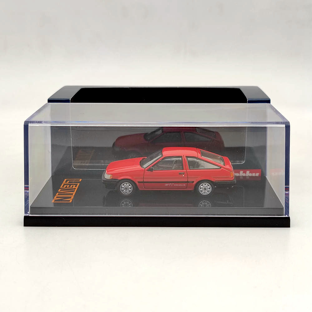1/64 Hobby Japan TOYOTA COROLLA LEVIN AE86 3 Door GTV Red HJ641037BRK Diecast Model Toys Car Limited Collection Gift