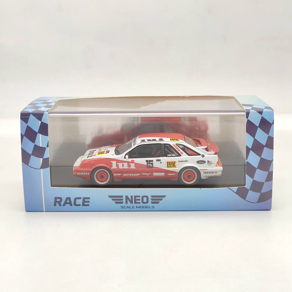 NEO SCALE MODELS 1/43 1987 Ford Sierra XR4Ti Manuel Reuter DTM #15 NEO44302 Jouets en résine Voiture Collection limitée