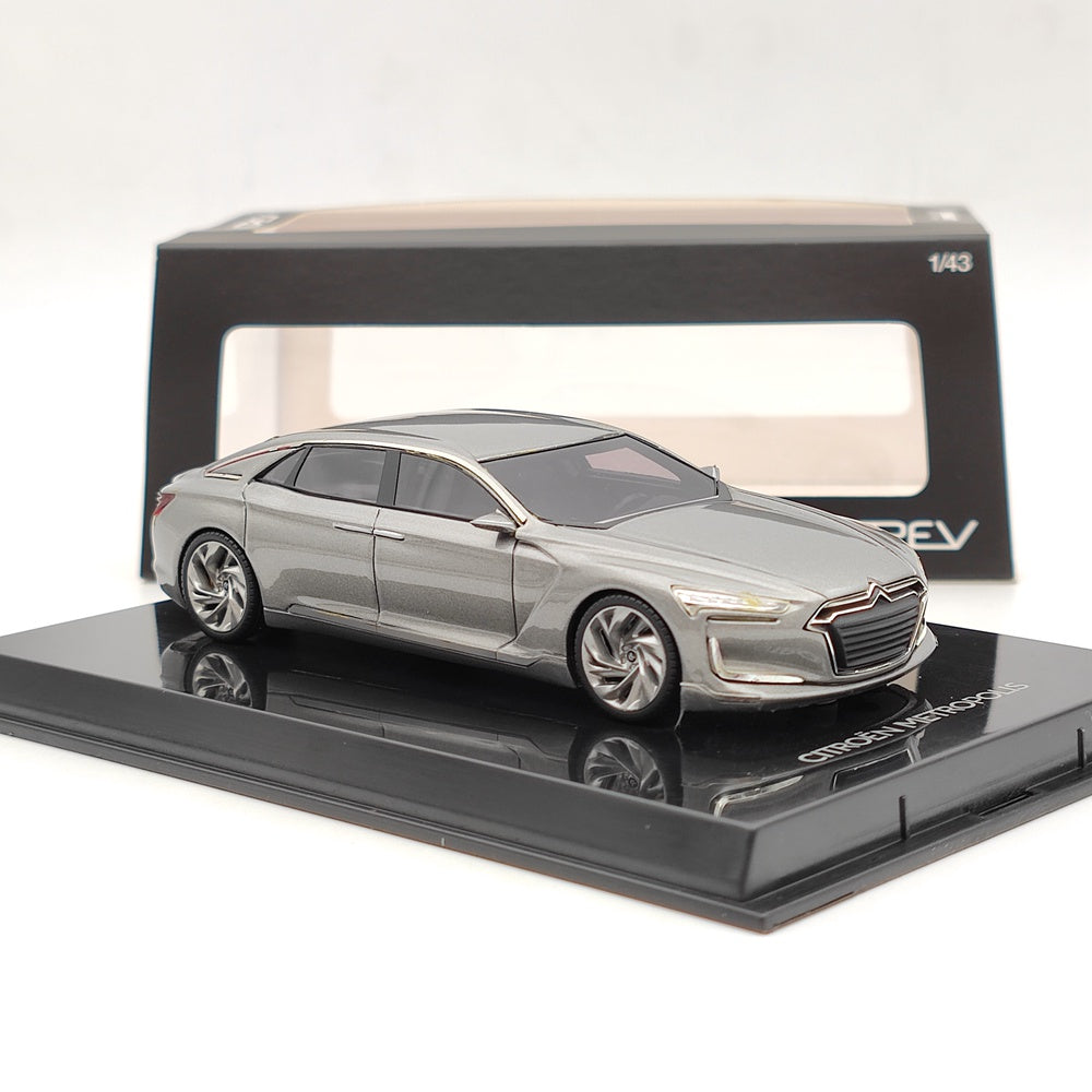 Norev 1/43 2010 Citroën Metropolis Provence Moulage Argent Modèle de Voiture Moulé Sous Pression Collection Limitée Cadeau Auto