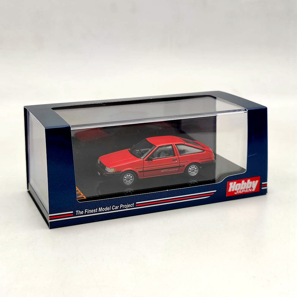 1/64 Hobby Japan TOYOTA COROLLA LEVIN AE86 3 Door GTV Red HJ641037BRK Diecast Model Toys Car Limited Collection Gift