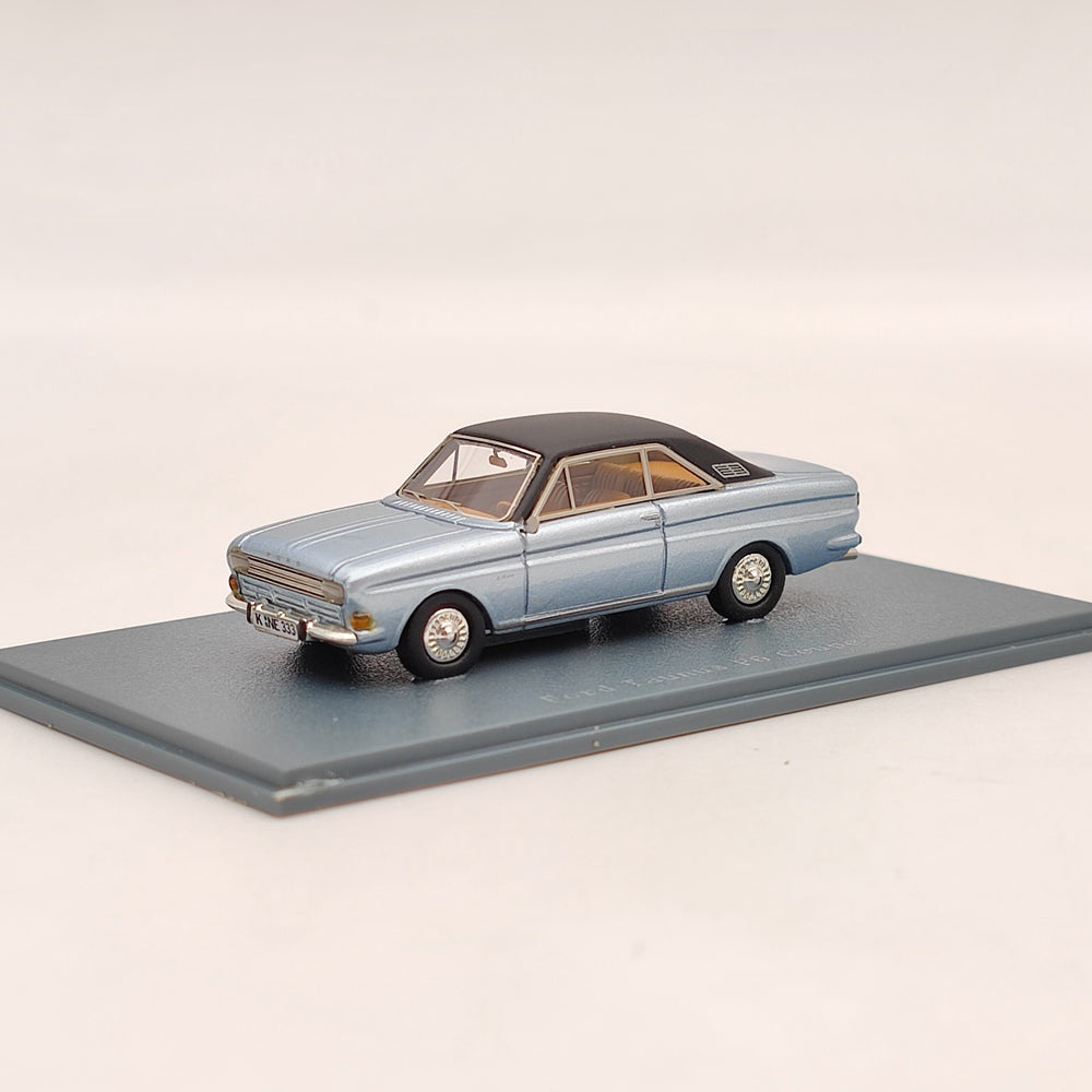 1/87 NEO SCALE MODELS Ford Taunus P6 Coupe Blue Resin Toy Car Limited Collection Gift