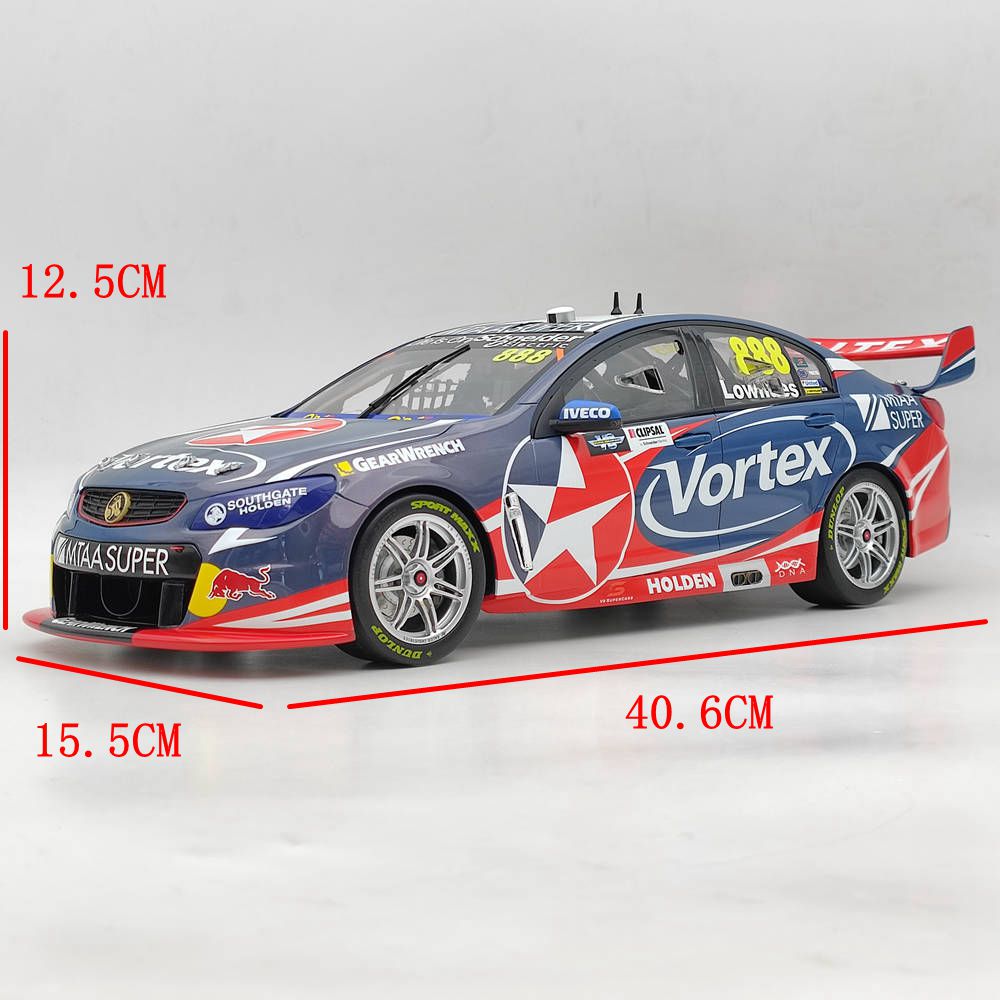 B12H16Q 1/12 2016 CLIPSAL 888 CRAIG LOWNDES HOLDEN COMMODORE 251 DÉMARRE JOUETS EN RÉSINE VOITURE CADEAU
