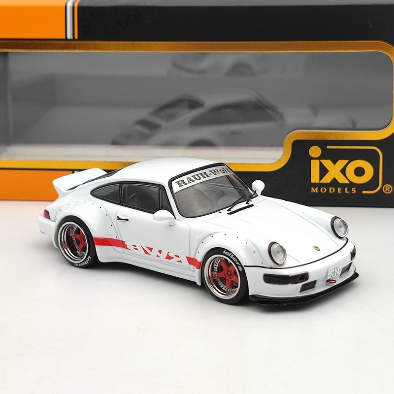 IXO 1/43 PORSCHE RWB 964 Rauhwelt MOC305 White Diecast Model Limited Collection