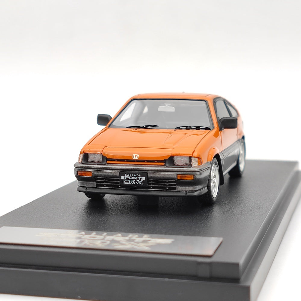 Mark43 1:43 Honda Ballade Sports CR-X Si AS Personnalisé Orange PM4384P Modèle de Résine Jouets Voiture Collection Limitée