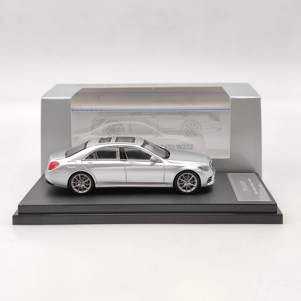 Master 1:64 Mercedes-Benz S450 W222 Jouets moulés sous pression Modèles de voitures Collection Cadeaux Édition limitée