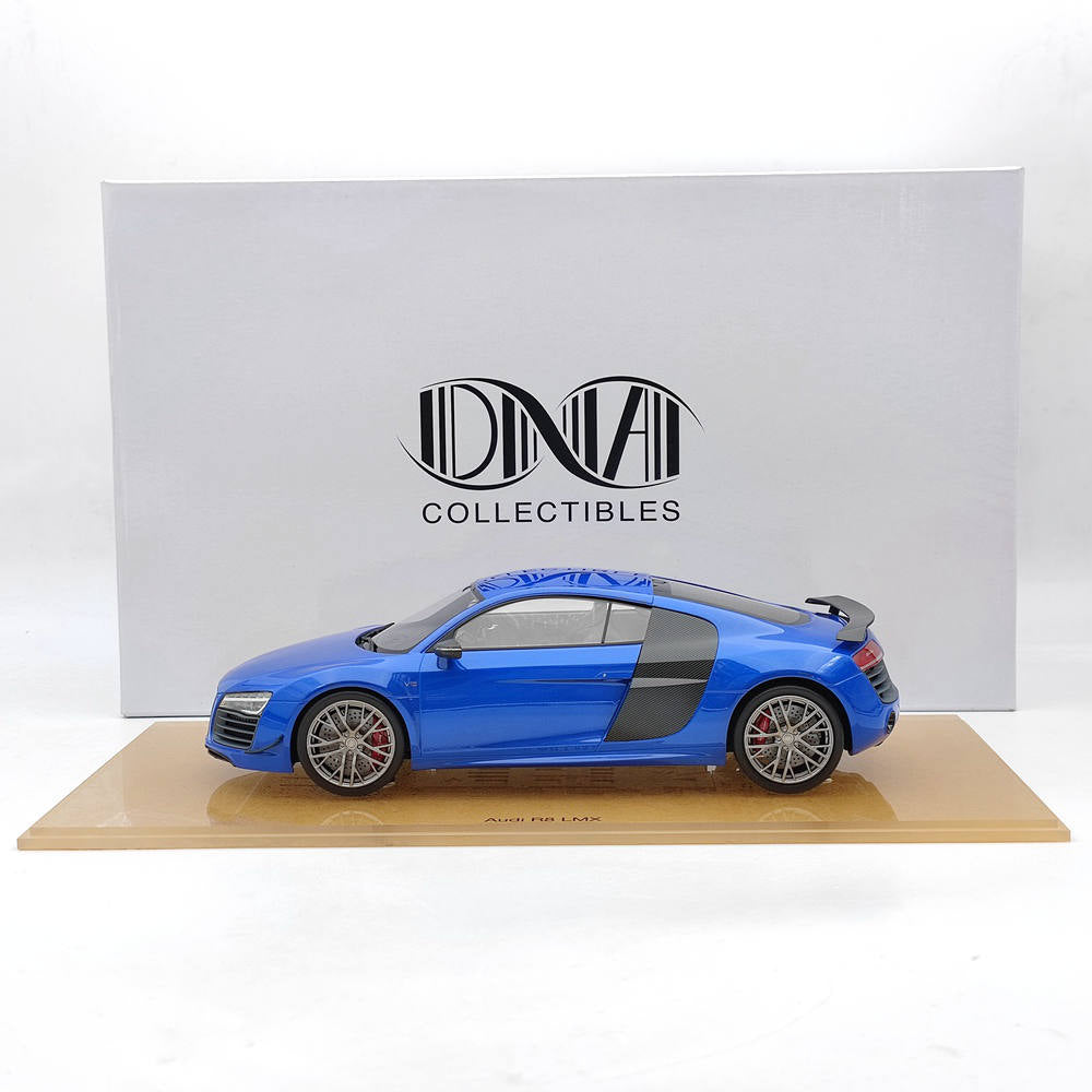 DNA Collectibles 1/18 R8 LMX 2014 DNA000031 Resin Model Car Limited Blue Toy Gift