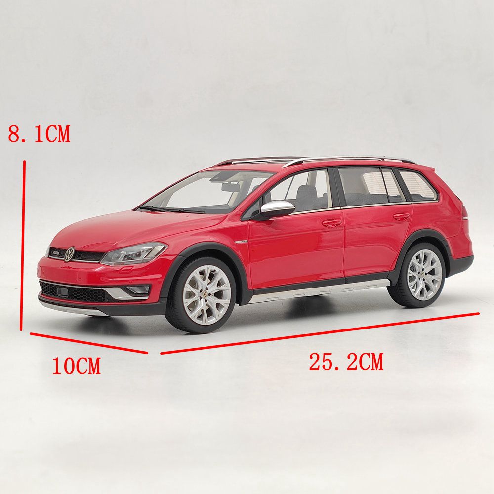 DNA Collectibles 1/18 Volkswagen Golf 7 Alltrack DNA000035 modèle de voiture en résine rouge jouets cadeau