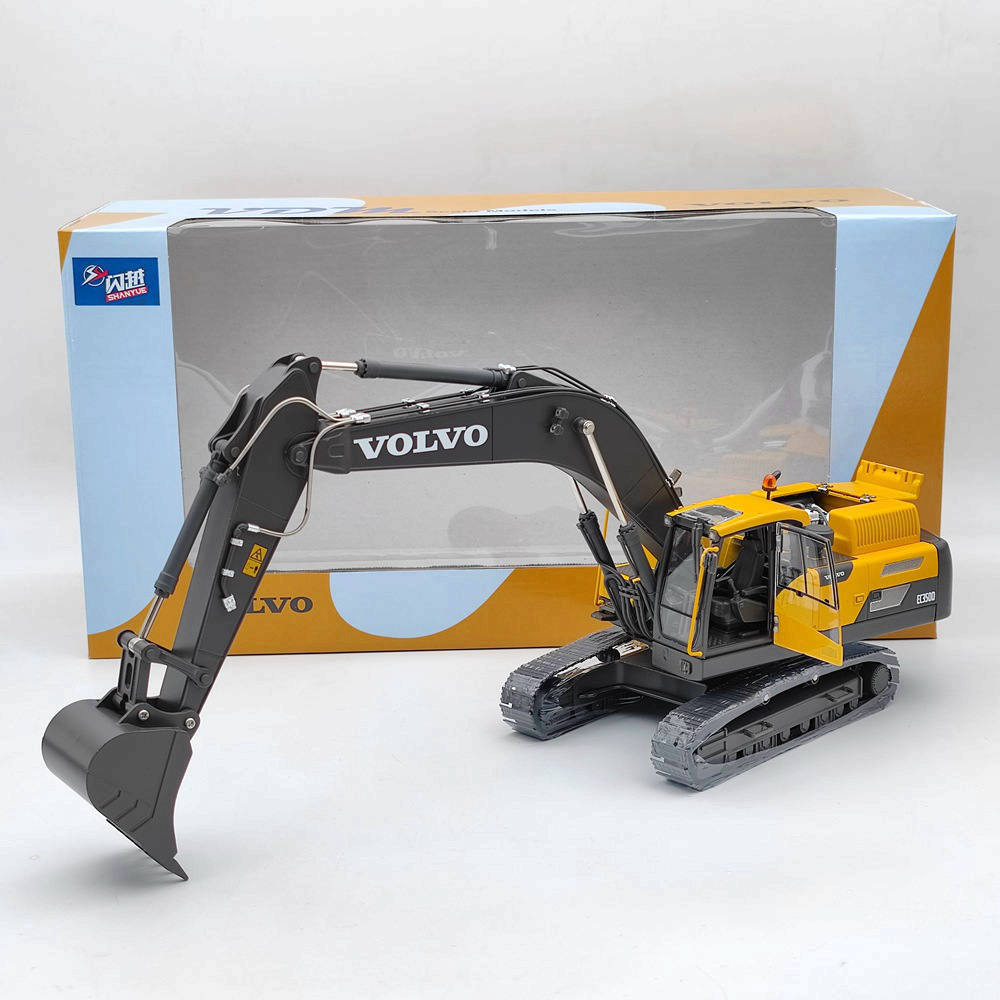Modèle réduit VDM 1/32 Volvo EC350D Pelle sur chenilles moulée sous pression Neuf dans sa boîte d'origine Jouet Voiture Cadeau