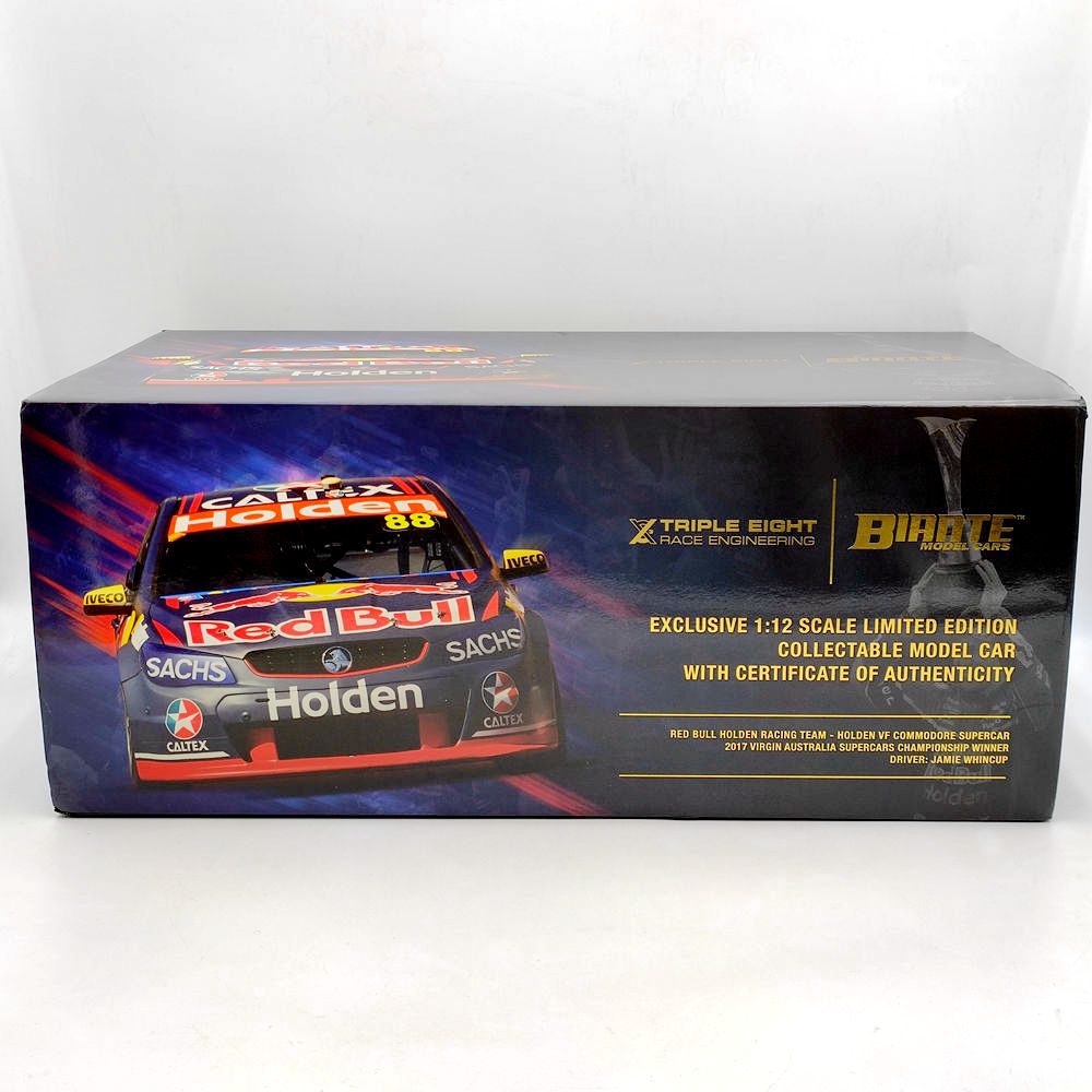 B12H17X 1/12 HOLDEN VF COMMODORE V8 SUPERCAR 2017 VAINQUEUR DU CHAMPIONNAT JOUETS EN RÉSINE VOITURE CADEAU