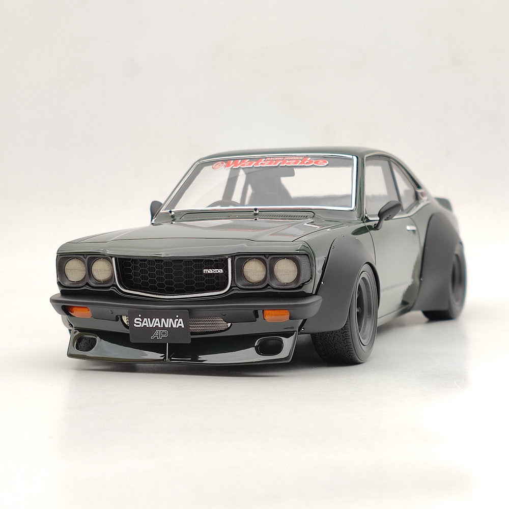Ignition Model 1/18 Mazda Savanna (S124A) Racing Green IG2031 Resin Model Car Toys Gift