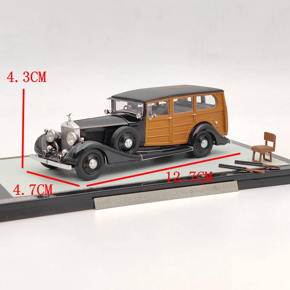 GLM Models 1/43 1928 Rolls-Royce New Phantom Shooting Brake #43204702 Resin Car Limited Collection