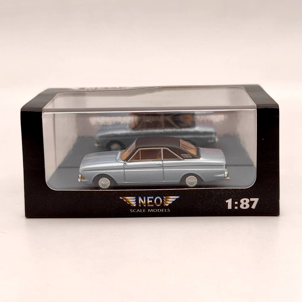 1/87 NEO SCALE MODELS Ford Taunus P6 Coupe Blue Resin Toy Car Limited Collection Gift