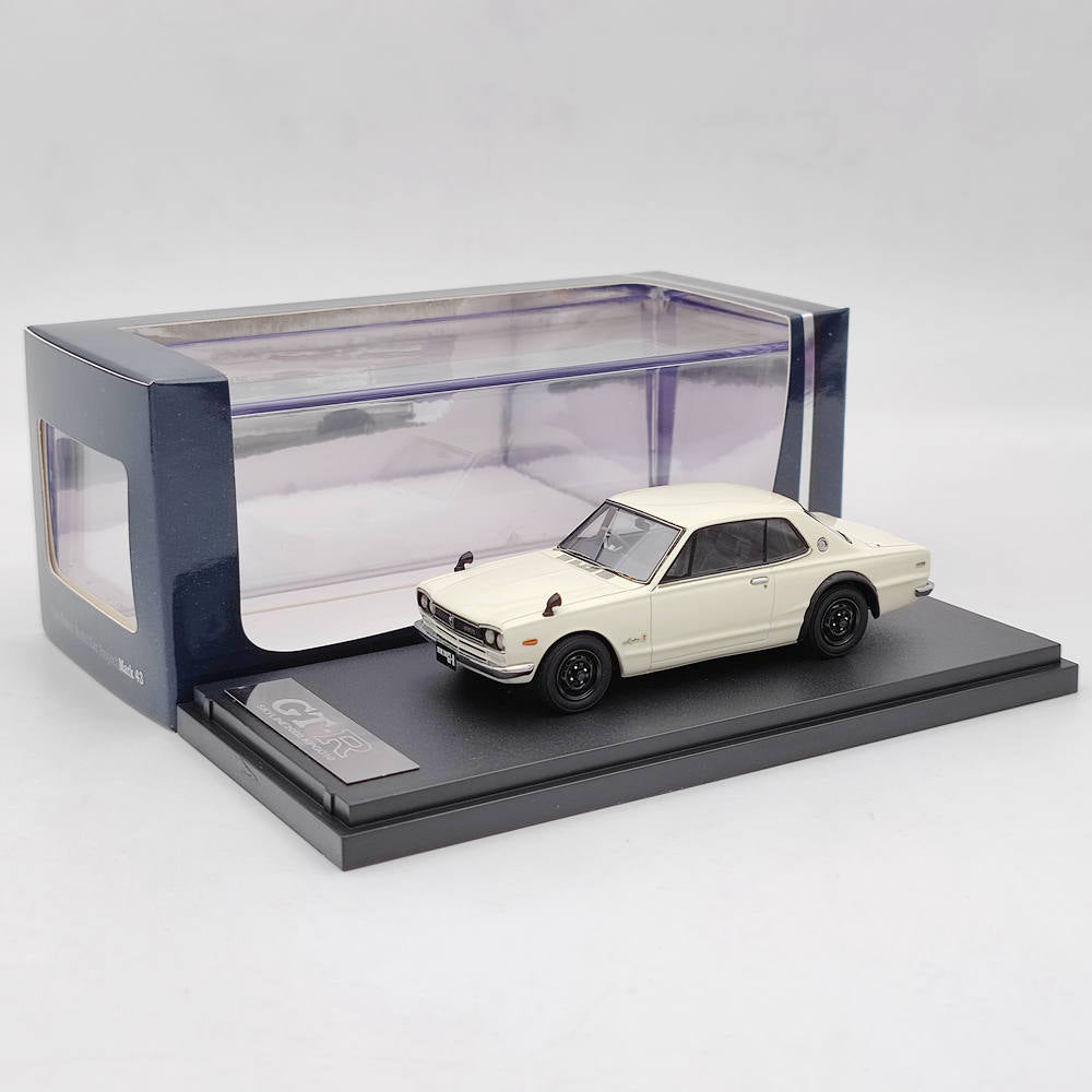 Mark43 1:43 Nissan SKYLINE 2000 GT-R KPGC10 White PM4335W Moulé sous Mark43 1:43 Nissan SKYLINE 2000 GT-R KPGC10 White PM4335W Moulé sous