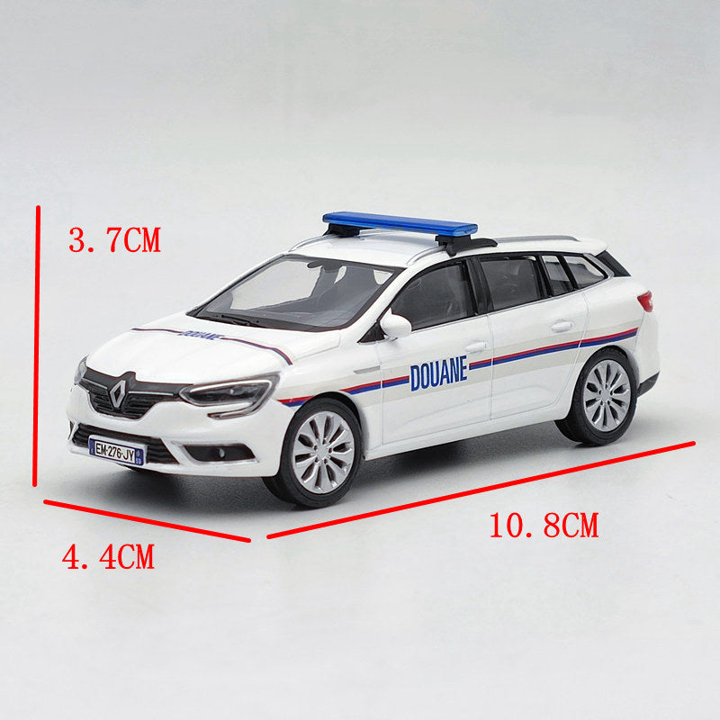 Norev 1:43 Renault Megane IV Estate 2016 DOUANES douanes moulé sous pression modèle voitures