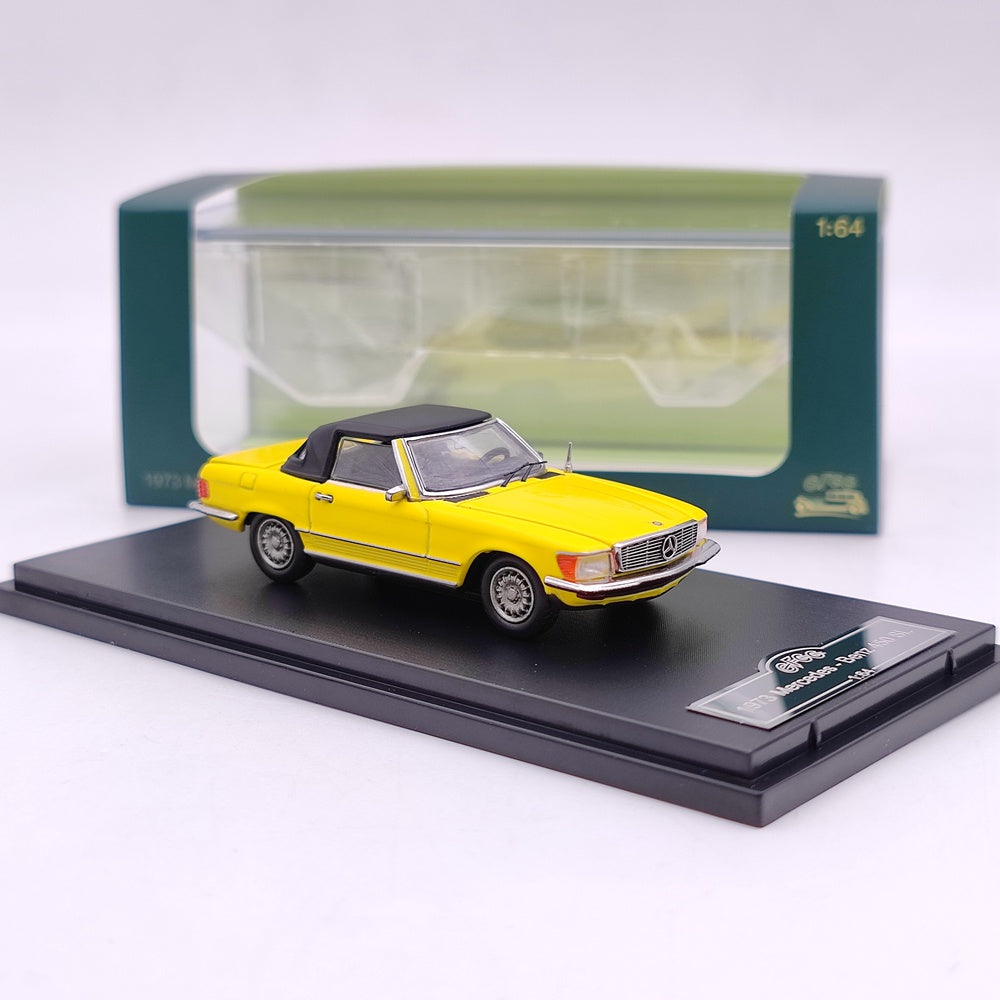 GFCC 1:64 Mercedes-Benz 450 SL Roadster Version européenne/américaine 1973 Jouets moulés sous pression Modèles de voitures Collection limitée Cadeaux