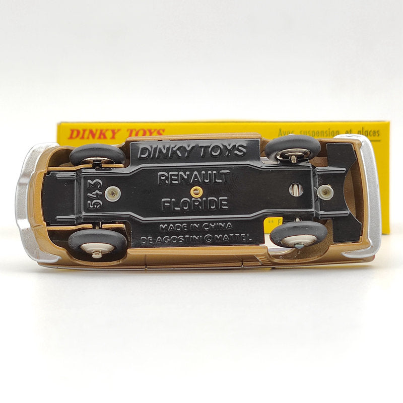 DeAgostini 1:43 Dinky Toys 543 Floride Renault avec suspension et glaces Collection de modèles moulés sous pression