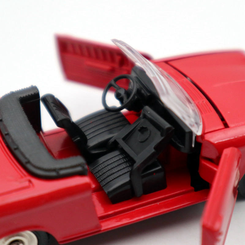 Atlas 1:43 Dinky Toys 511 Cabriolet 204 Peugeot Red Diecast models car Limited Edition Collection Toy Gift