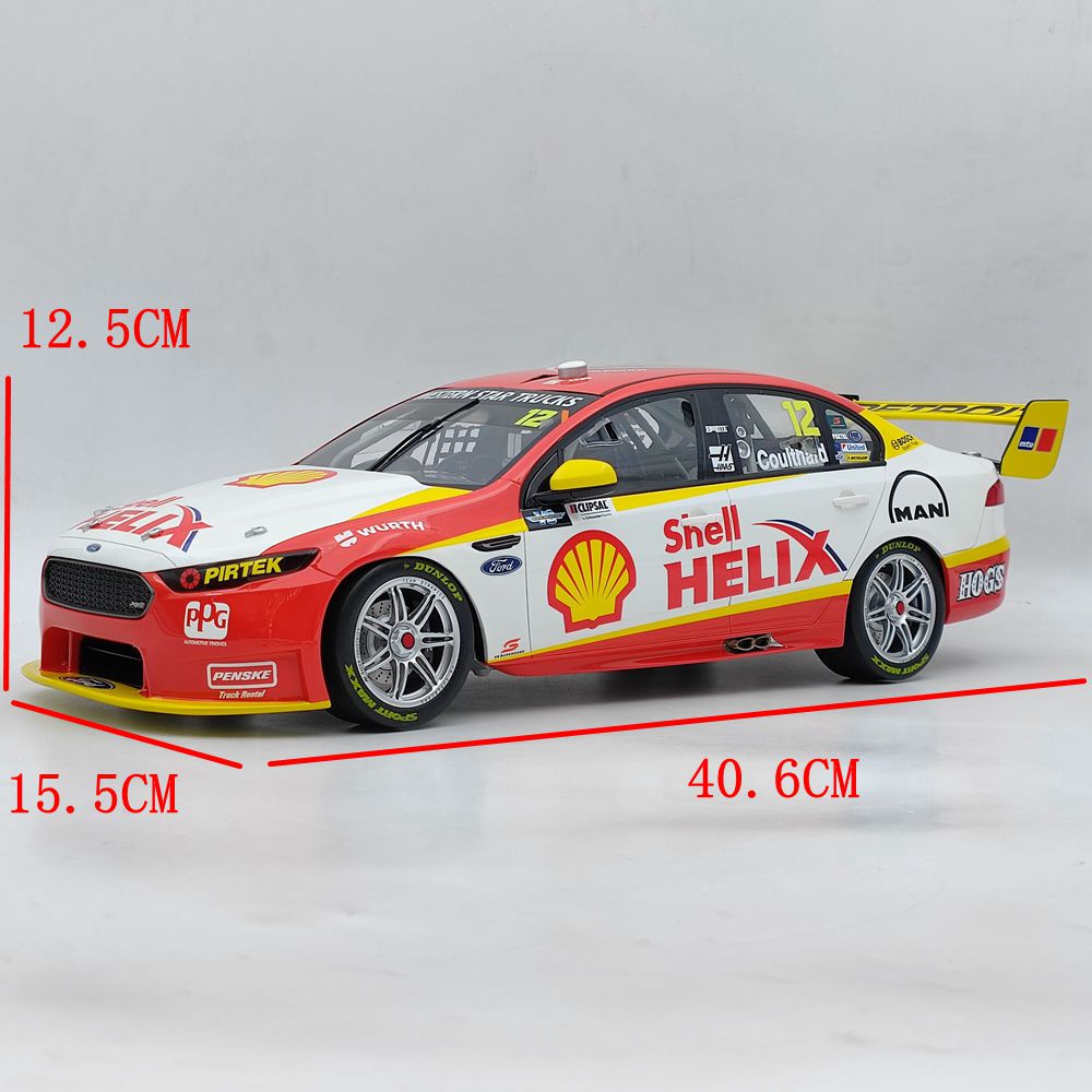 1/12 2016 FORD FALCON FGX SUPERCAR #12 DJR TEAM PENSKE #B12F16B Résine Voiture Jouets Cadeau
