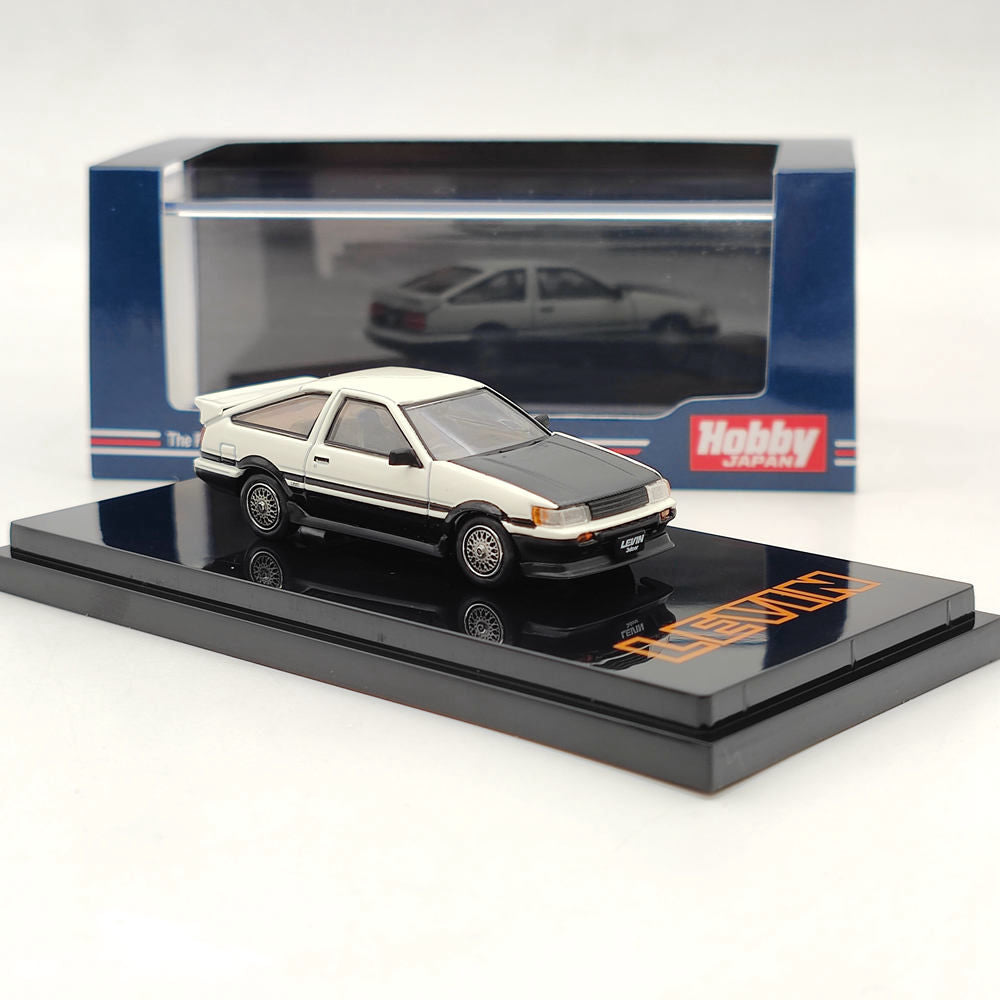 1/64 Hobby Japan TOYOTA COROLLA LEVIN AE86 3 Door CUSTOM White HJ641037CWK Diecast Model Toys Car Limited Collection Gift