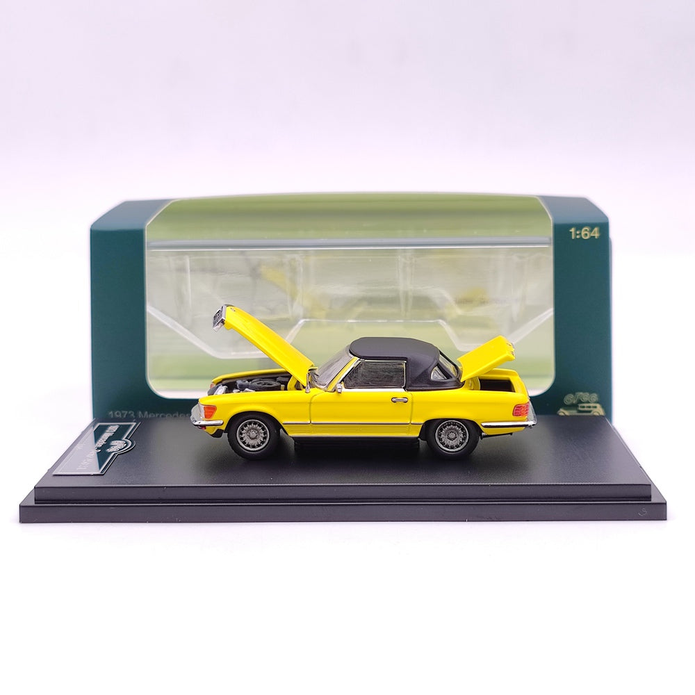 GFCC 1:64 Mercedes-Benz 450 SL Roadster Version européenne/américaine 1973 Jouets moulés sous pression Modèles de voitures Collection limitée Cadeaux