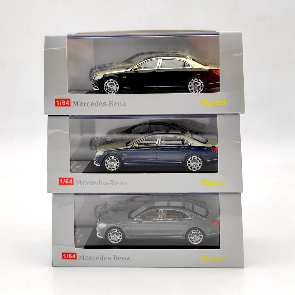 Master 1:64 Mercedes Benz Maybach Classe S S650/S560 Jouets moulés sous pression Modèles de voitures Collection Cadeaux Double Couleur