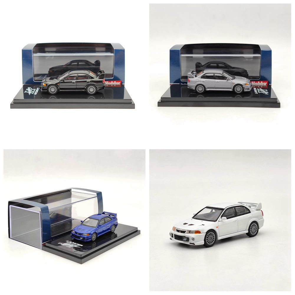 Hobby Japan 1:64 Mitsubishi Lancer GSR Evolution VI CP9A Modèles moulés sous pression Jouets Voiture Collection limitée Cadeau automatique
