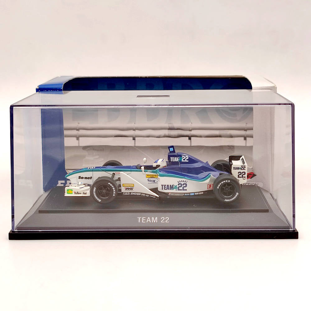 EBBRO 1:43 Formula Nippon 02 TEAM 22 Blue Diecast Model Cars Limited Collection