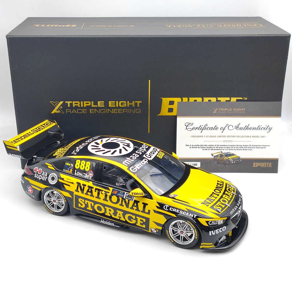 1/12 2018 AUTOBARN LOWNDES RACING HOLDEN ZB COMMODORE SUPERCAR #B12H18F RÉSINE JOUETS VOITURE CADEAU