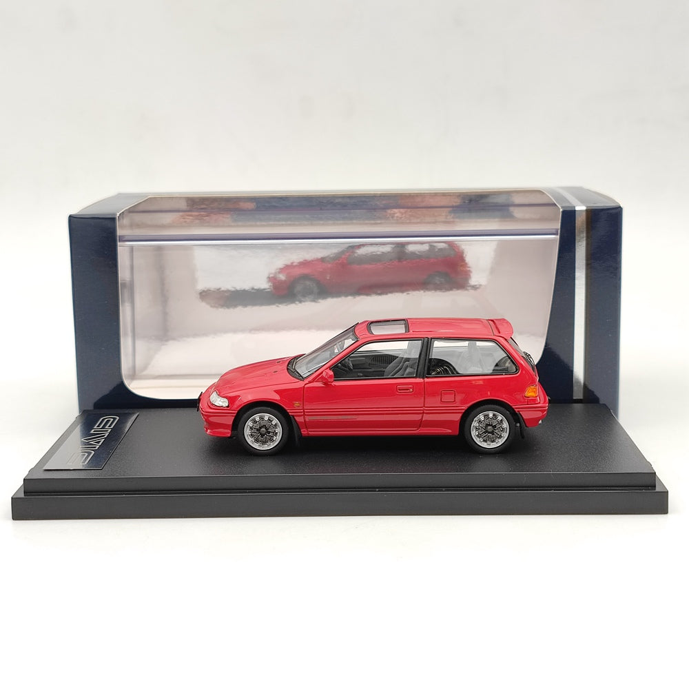 Mark43 1/43 Honda CIVIC Si EF3 with MUGEN CF-48 Wheel Red PM4358SR Resin  Model Toy Car Gift