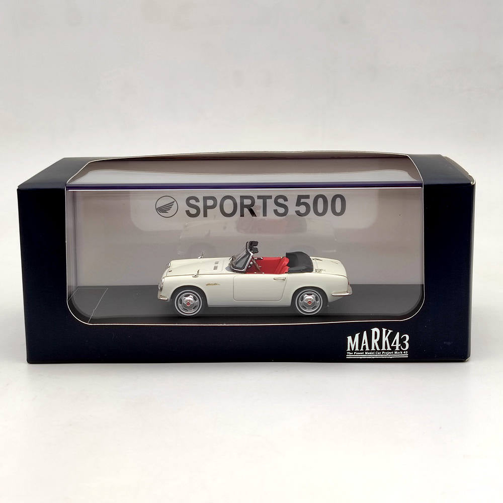 Mark43 1/43 Honda S500 AS280 Sport 500 Blanc PM4322W Modèle de voiture en résine Édition limitée Cadeau