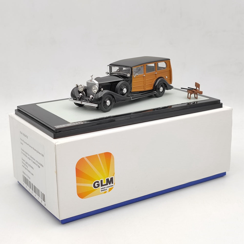 GLM Models 1/43 1928 Rolls-Royce New Phantom Shooting Brake #43204702 Resin Car Limited Collection