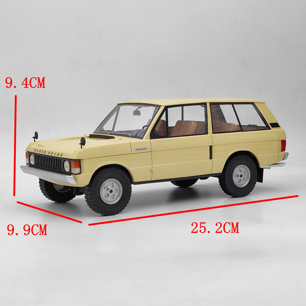 BOS 1/18 1970 LAND ROVER RANGE ROVER Suffixe A beige BOS166 Modèle de voiture en résine Collection limitée Cadeau