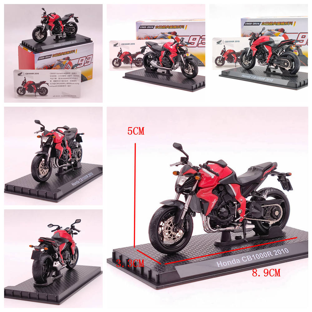 Modèle de moto moulé sous pression Honda CB750/Valkyrie/VFR750R/GORILLA/Goldwing/RC213V 1/24