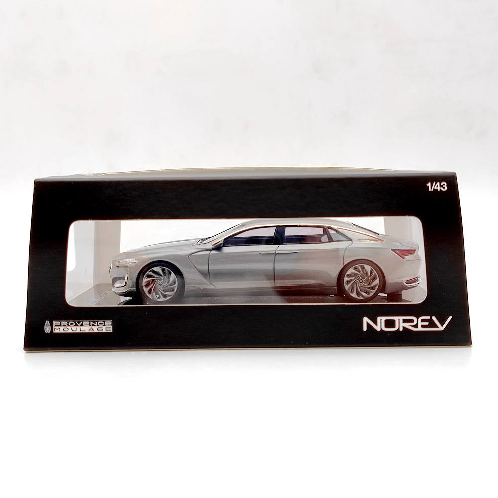 Norev 1/43 2010 Citroën Metropolis Provence Moulage Argent Modèle de Voiture Moulé Sous Pression Collection Limitée Cadeau Auto