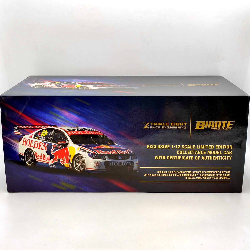 B12H17U 1/12 RED BULL RACING TEAM HOLDEN VF COMMODORE V8 2017 SANDOWN 500 JOUETS EN RÉSINE VOITURE CADEAU