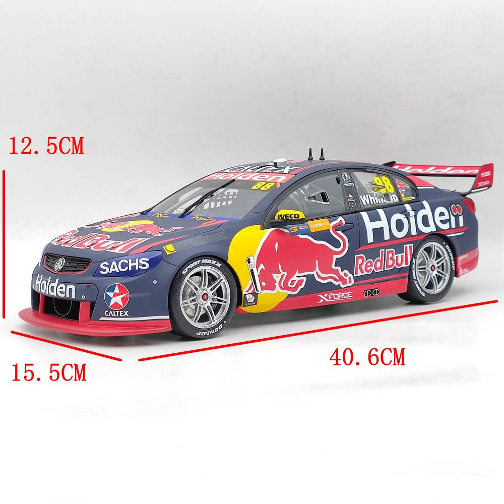 B12H17X 1/12 HOLDEN VF COMMODORE V8 SUPERCAR 2017 VAINQUEUR DU CHAMPIONNAT JOUETS EN RÉSINE VOITURE CADEAU