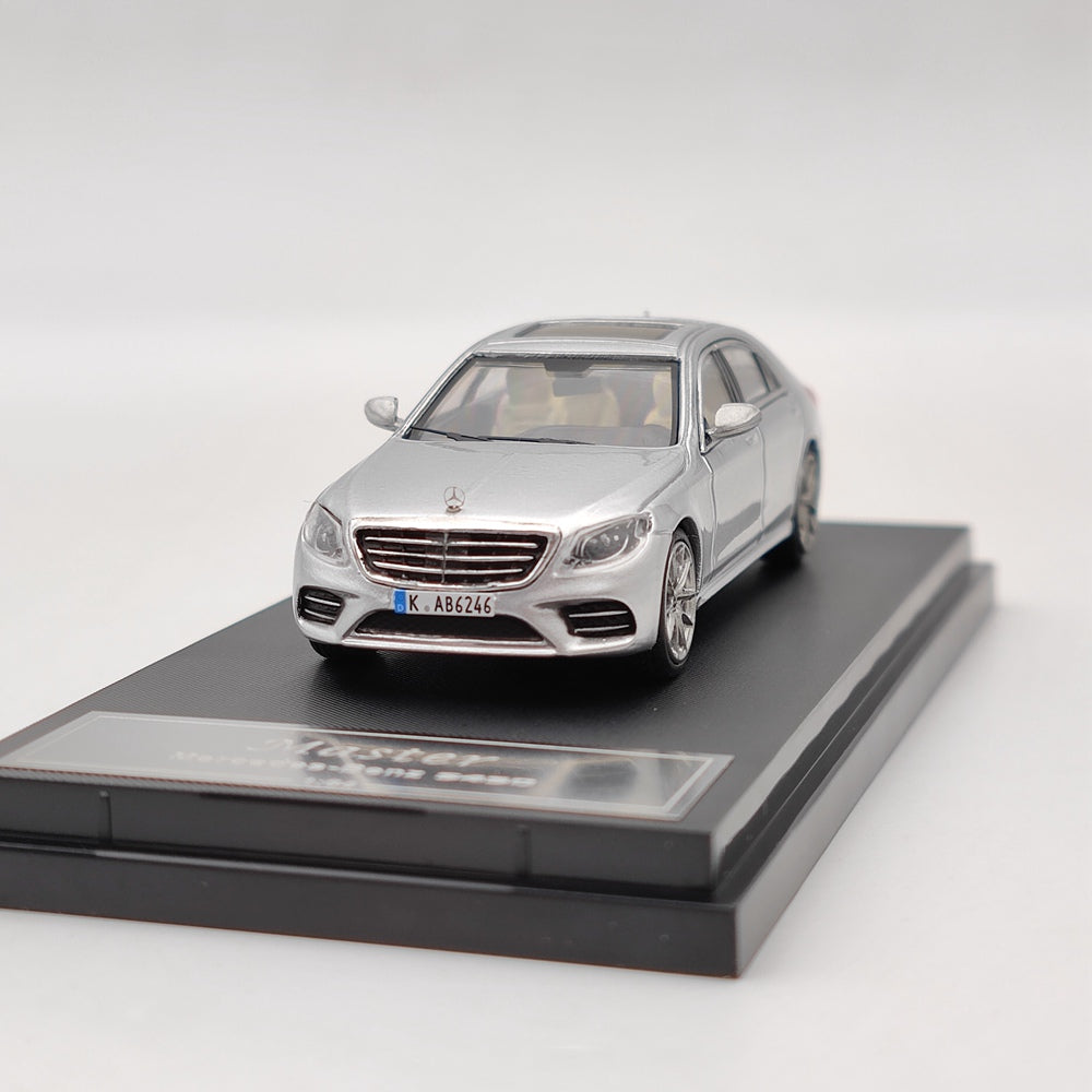 Master 1:64 Mercedes-Benz S450 W222 Jouets moulés sous pression Modèles de voitures Collection Cadeaux Édition limitée