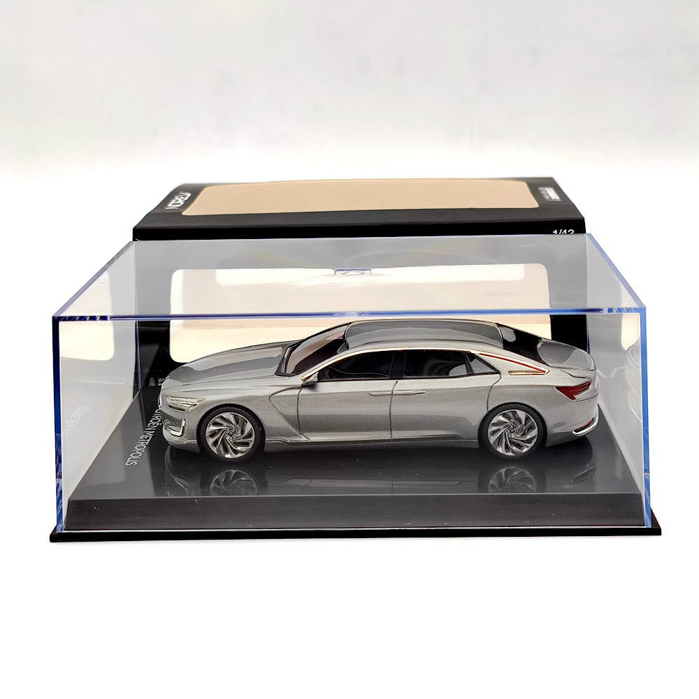 Norev 1/43 2010 Citroën Metropolis Provence Moulage Argent Modèle de Voiture Moulé Sous Pression Collection Limitée Cadeau Auto
