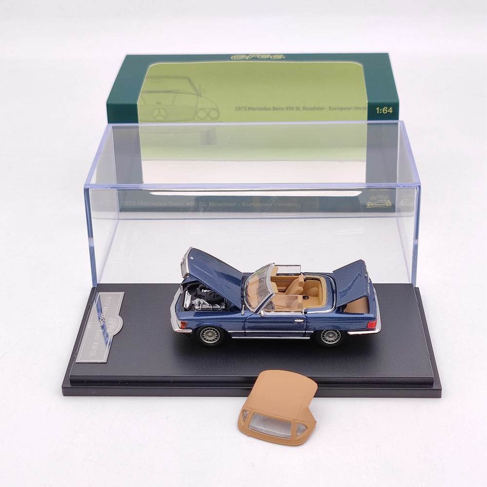 GFCC 1:64 Mercedes-Benz 450 SL Roadster Version européenne/américaine 1973 Jouets moulés sous pression Modèles de voitures Collection limitée Cadeaux