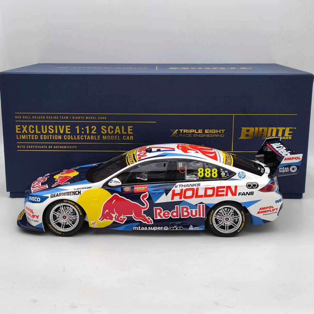#B12H20C 1/12 RED BULL HOLDEN ZB COMMODORE V8 2020 BATHURST 1000 # 888 JOUETS EN RÉSINE VOITURE CADEAU