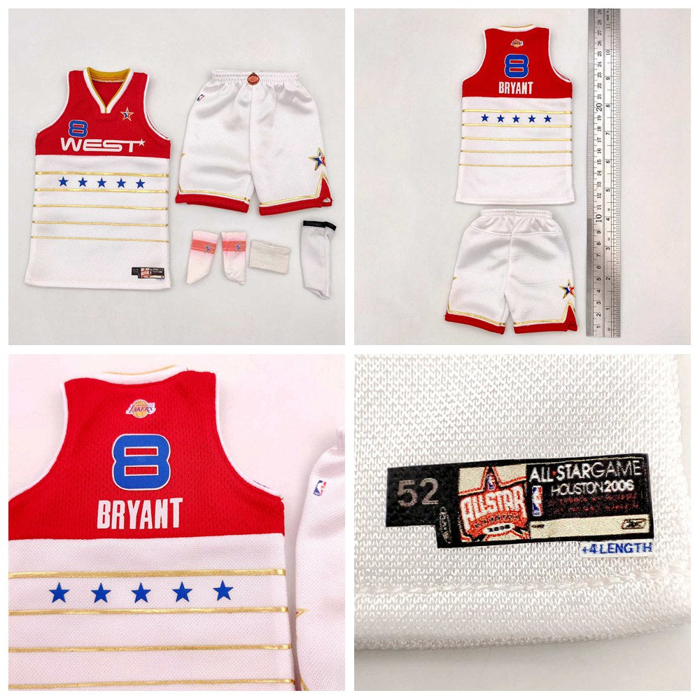 Custom 1:6 Kobe Bryant Los Angeles Lakers Jersey TOYs fit Enterbay