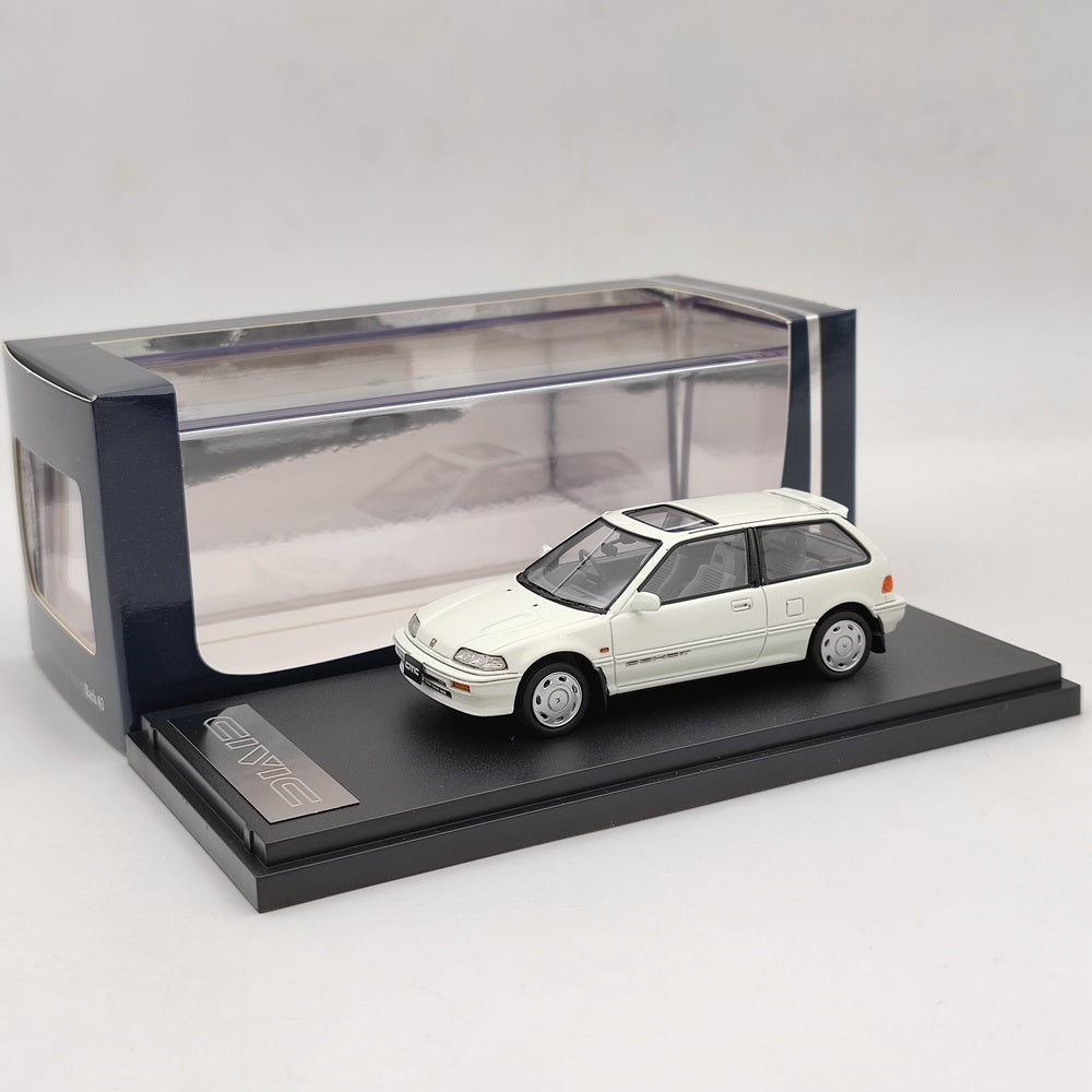 Mark43 1/43 Honda CIVIC Si EF3 with MUGEN CF-48 Wheel White PM4358SW Model  Car