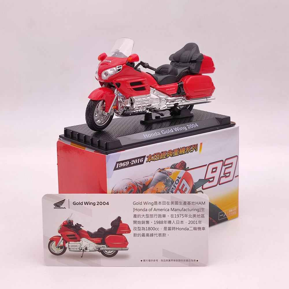Modèle de moto moulé sous pression Honda CB750/Valkyrie/VFR750R/GORILLA/Goldwing/RC213V 1/24