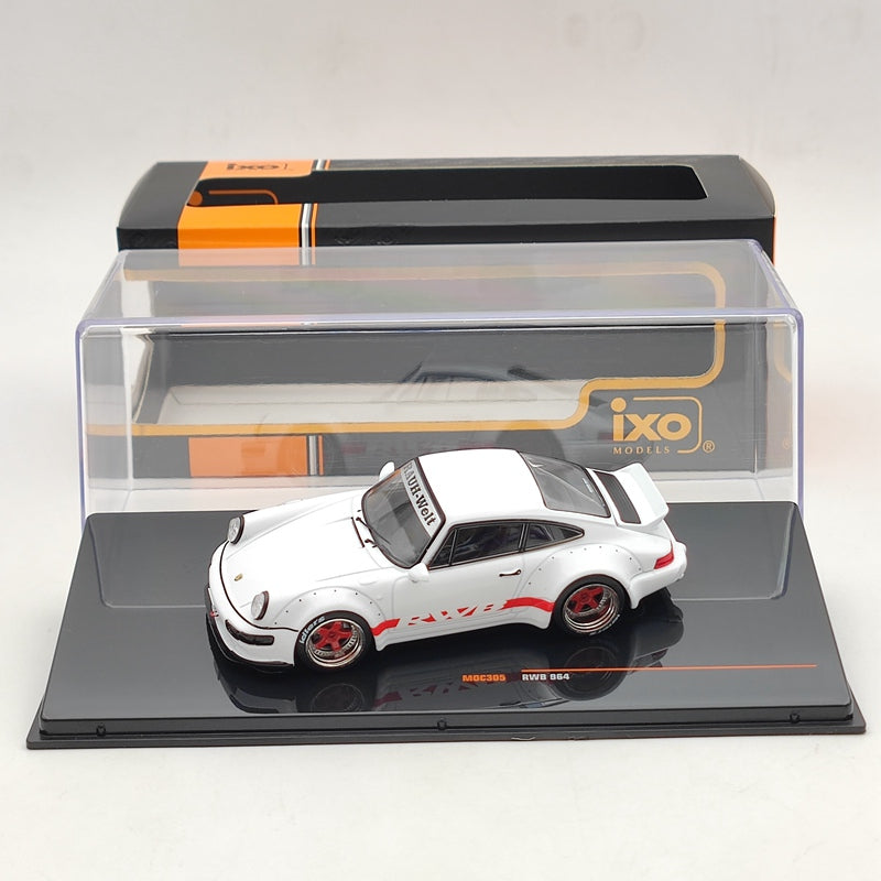 IXO 1/43 PORSCHE RWB 964 Rauhwelt MOC305 White Diecast Model Limited Collection