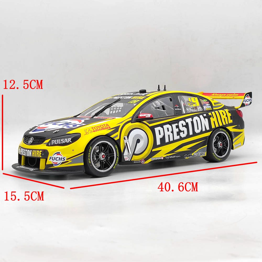 #B12H16J 1:12 PRESTON HIRE RACING HOLDEN VF COMMODORE SUPERCAR 2016 RESIN TOYS CAR GIFT