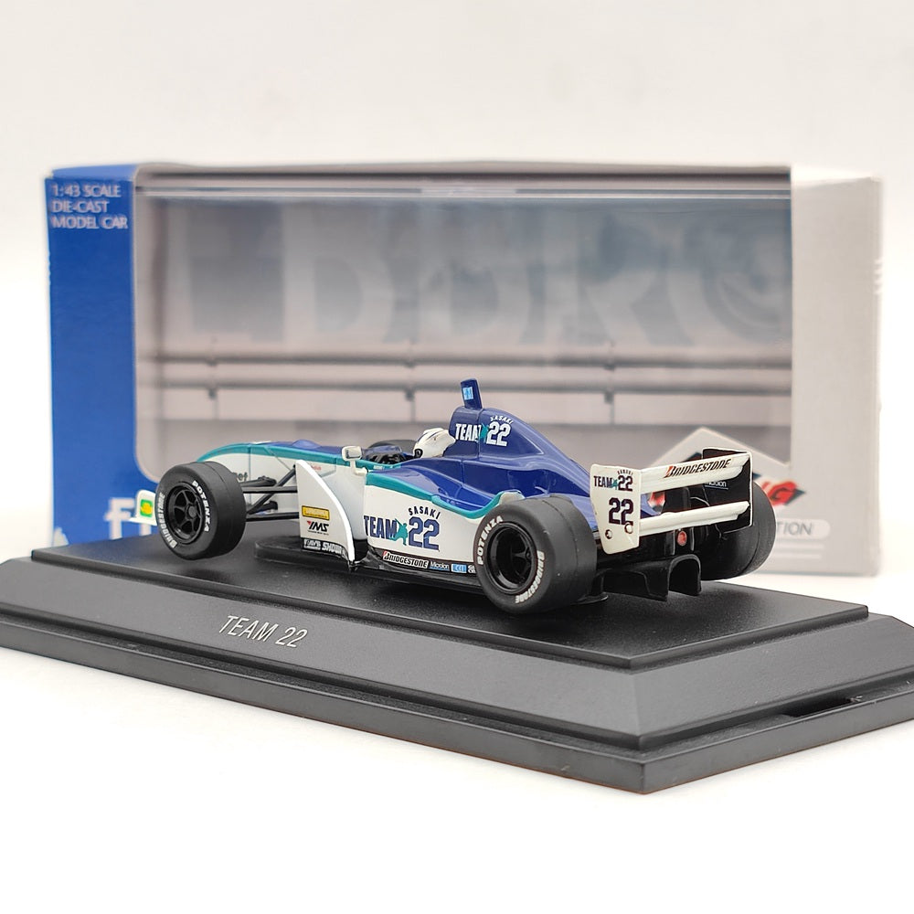 EBBRO 1:43 Formula Nippon 02 TEAM 22 Blue Diecast Model Cars Limited Collection