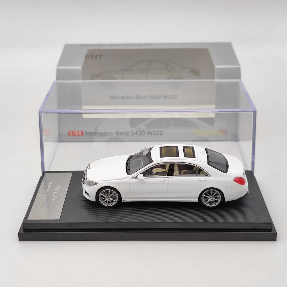 Master 1:64 Mercedes-Benz S450 W222 Jouets moulés sous pression Modèles de voitures Collection Cadeaux Édition limitée