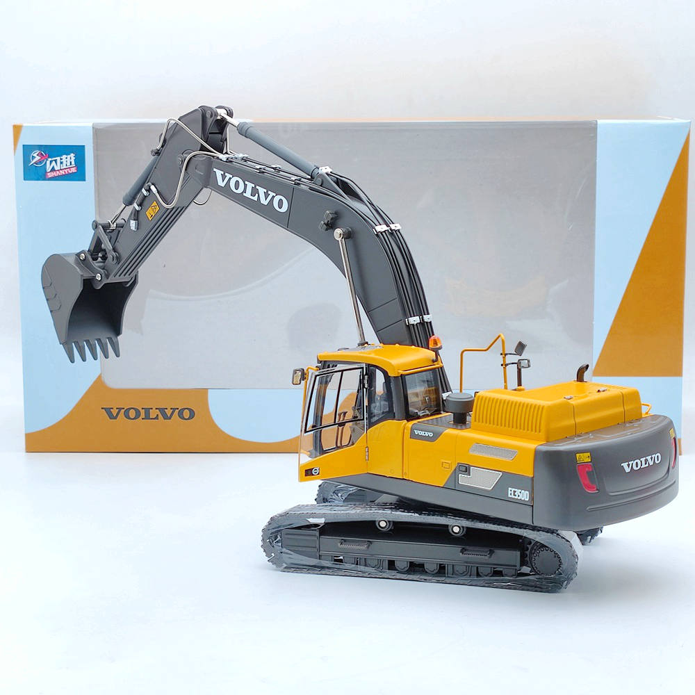 Modèle réduit VDM 1/32 Volvo EC350D Pelle sur chenilles moulée sous pression Neuf dans sa boîte d'origine Jouet Voiture Cadeau